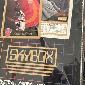 1990/91 SKYBOX NBA BASKETBALL HOBBY BOX SEAL BROKEN!